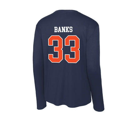 Syracuse - NCAA Men's Lacrosse : Liam Banks - Activewear Long Sleeve T-Shirt-1