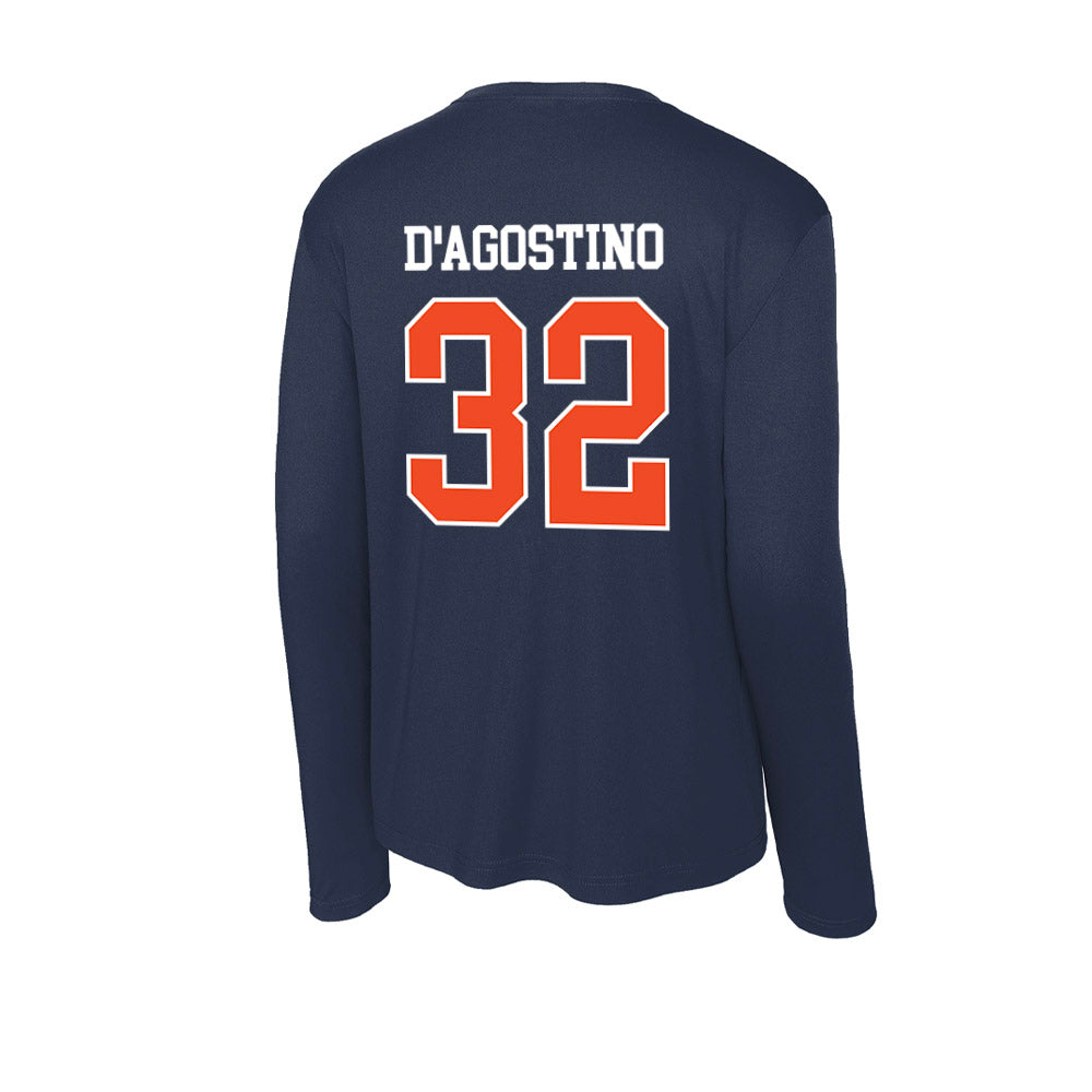 Syracuse - NCAA Men's Lacrosse : Louis D'Agostino - Activewear Long Sleeve T-Shirt-1