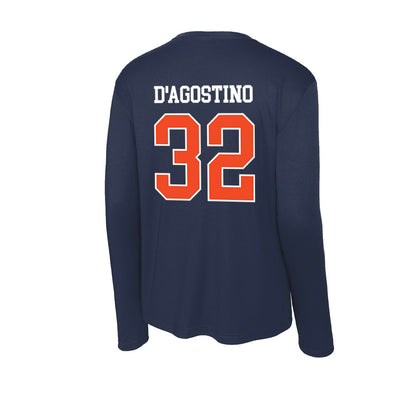 Syracuse - NCAA Men's Lacrosse : Louis D'Agostino - Activewear Long Sleeve T-Shirt-1