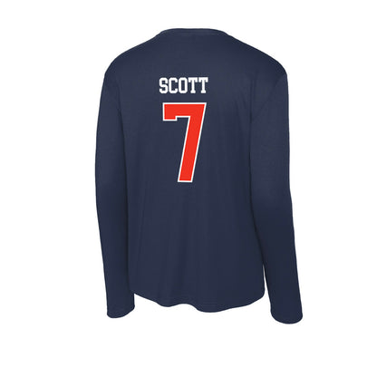 Syracuse - NCAA Men's Soccer : Nathan Scott - Activewear Long Sleeve T-Shirt-1
