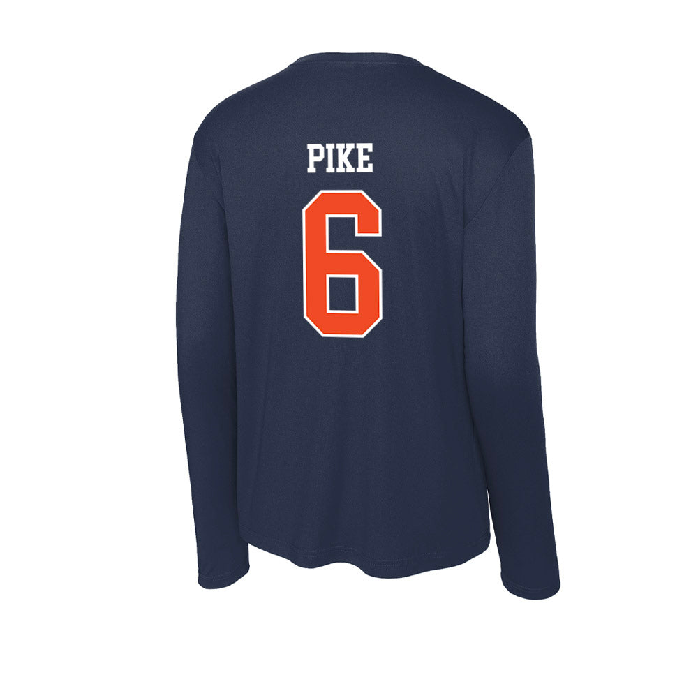 Syracuse - NCAA Men's Lacrosse : Braydon Pike - Activewear Long Sleeve T-Shirt-1