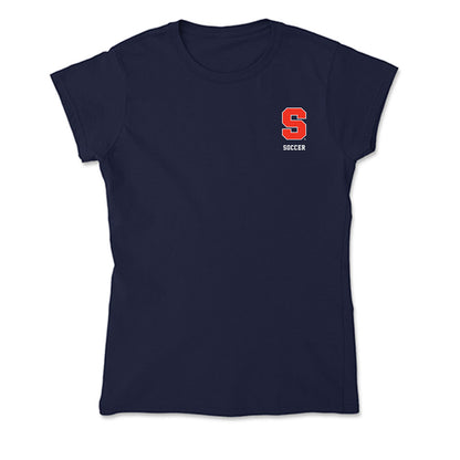 Syracuse - NCAA Men's Soccer : Nathan Scott - Soft Style Women’s T-Shirt-0