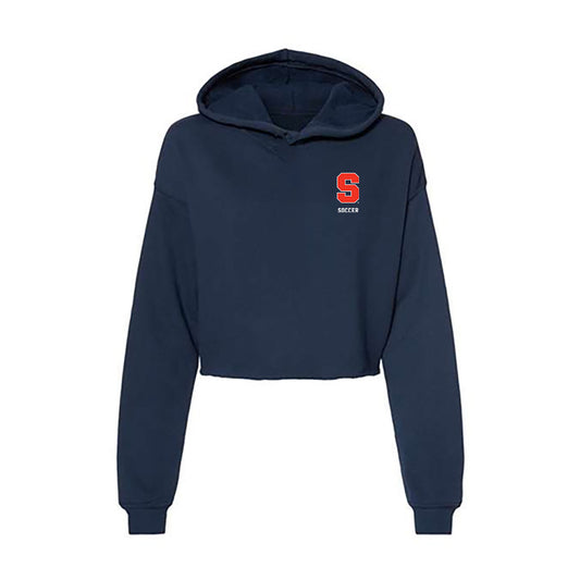 Syracuse - NCAA Men's Soccer : Dominic Bell - Women's Crop Fleece Hoodie-0