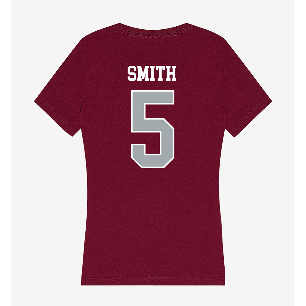 WSU - NCAA Women's Soccer : Makena Smith - Women's V-Neck T-Shirt-1