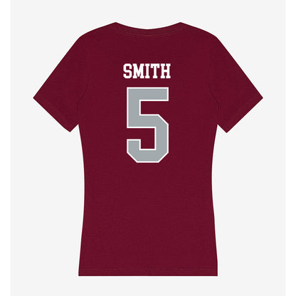WSU - NCAA Women's Soccer : Makena Smith - Women's V-Neck T-Shirt-1