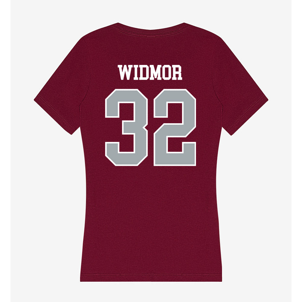 WSU - NCAA Women's Soccer : Emma Widmor - Women's V-Neck T-Shirt-1