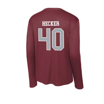 WSU - NCAA Baseball : Joey Hecker - Activewear Long Sleeve T-Shirt-1