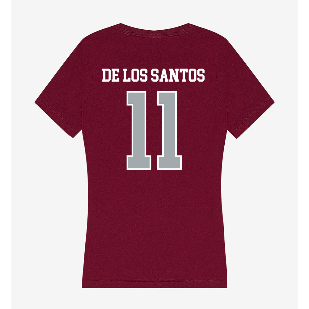 WSU - NCAA Women's Soccer : Ana De Los Santos - Women's V-Neck T-Shirt-1