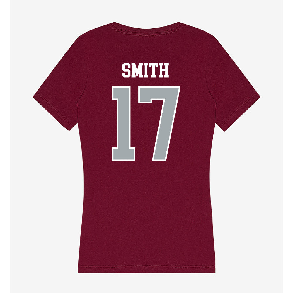 WSU - NCAA Baseball : Trevor Smith - Women's V-Neck T-Shirt-1