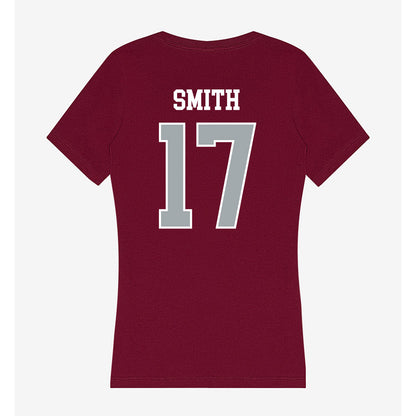 WSU - NCAA Baseball : Trevor Smith - Women's V-Neck T-Shirt-1