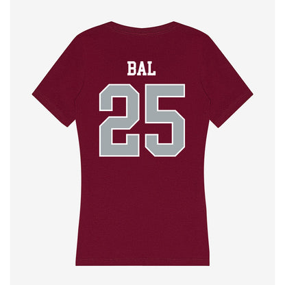 WSU - NCAA Football : Jackquintin Bal - Women's V-Neck T-Shirt-1