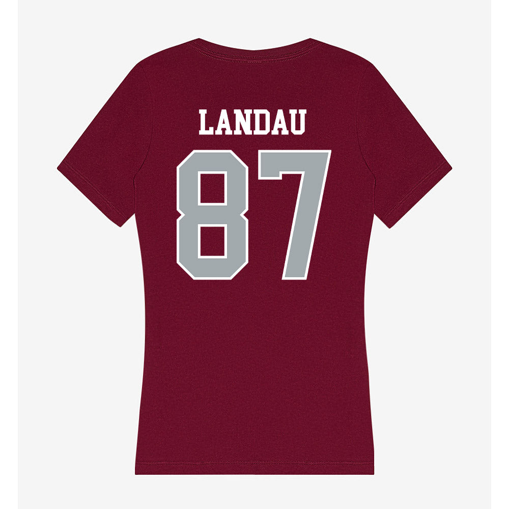 WSU - NCAA Football : Cash Landau - Women's V-Neck T-Shirt-1