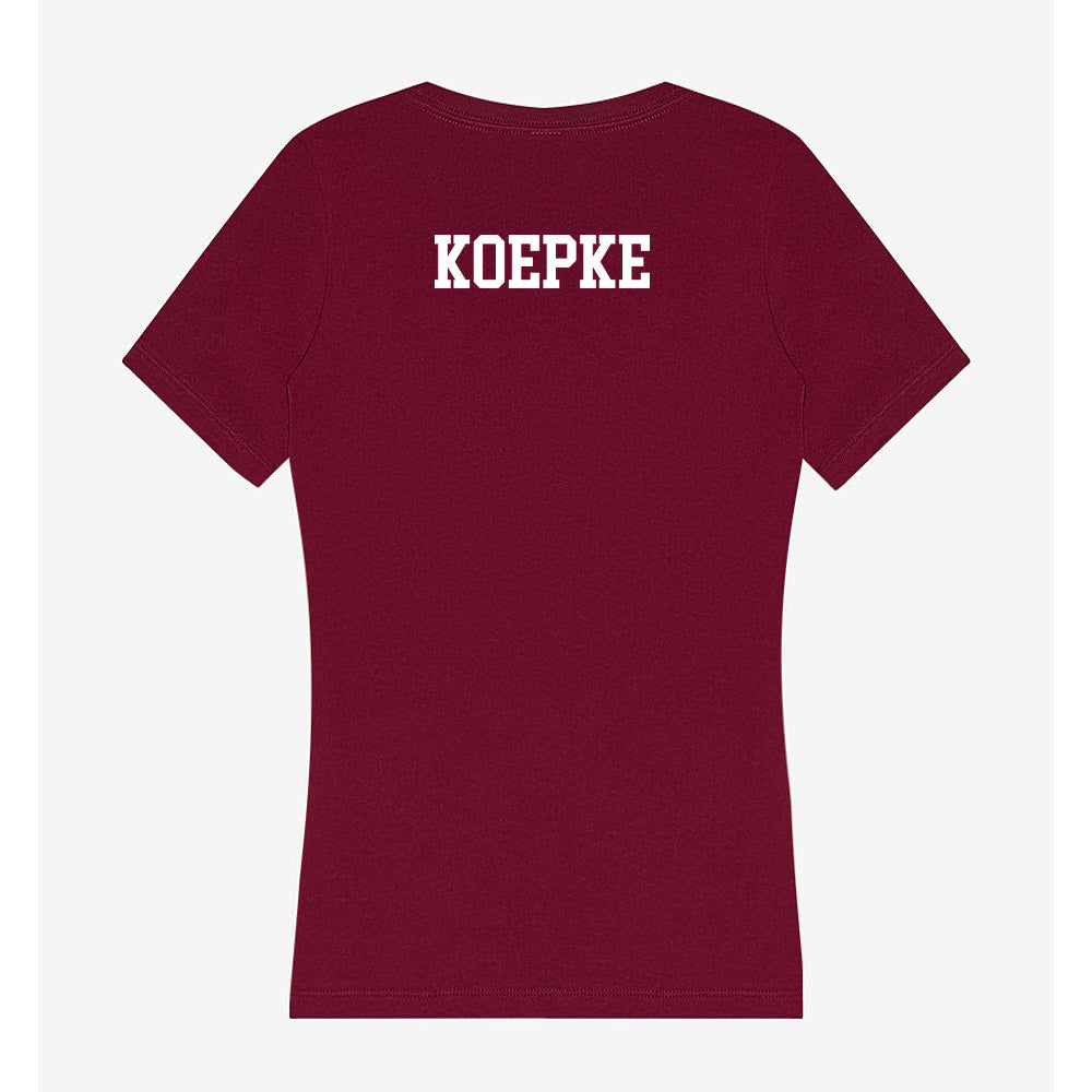 WSU - NCAA Dance Team : Peyton Koepke - Women's V-Neck T-Shirt-1