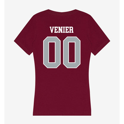 WSU - NCAA Women's Soccer : Sidney Venier - Women's V-Neck T-Shirt-1