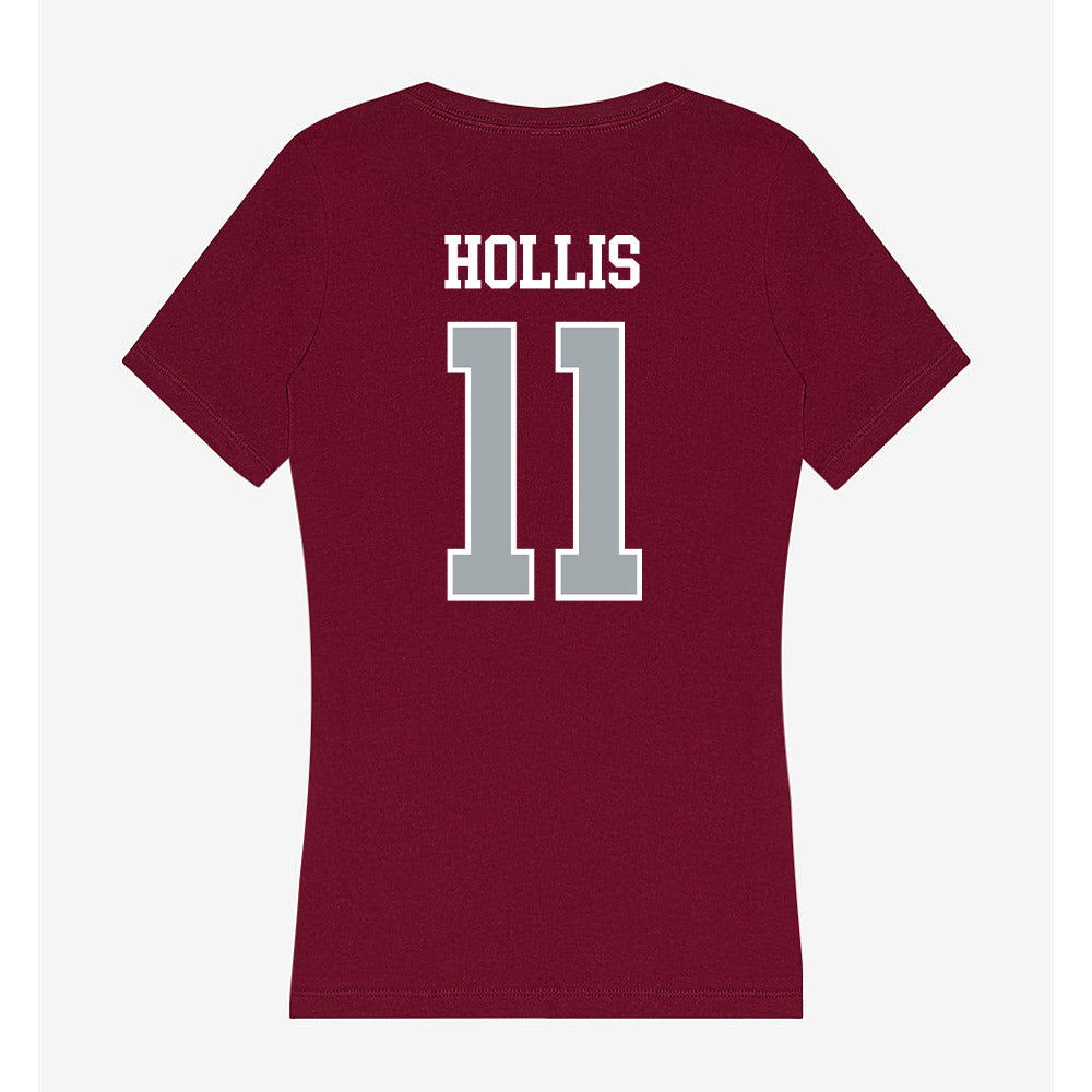 WSU - NCAA Women's Volleyball : Audrey Hollis - Women's V-Neck T-Shirt-1