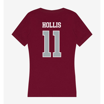 WSU - NCAA Women's Volleyball : Audrey Hollis - Women's V-Neck T-Shirt-1