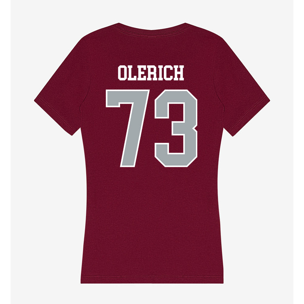 WSU - NCAA Football : AJ Olerich - Women's V-Neck T-Shirt-1