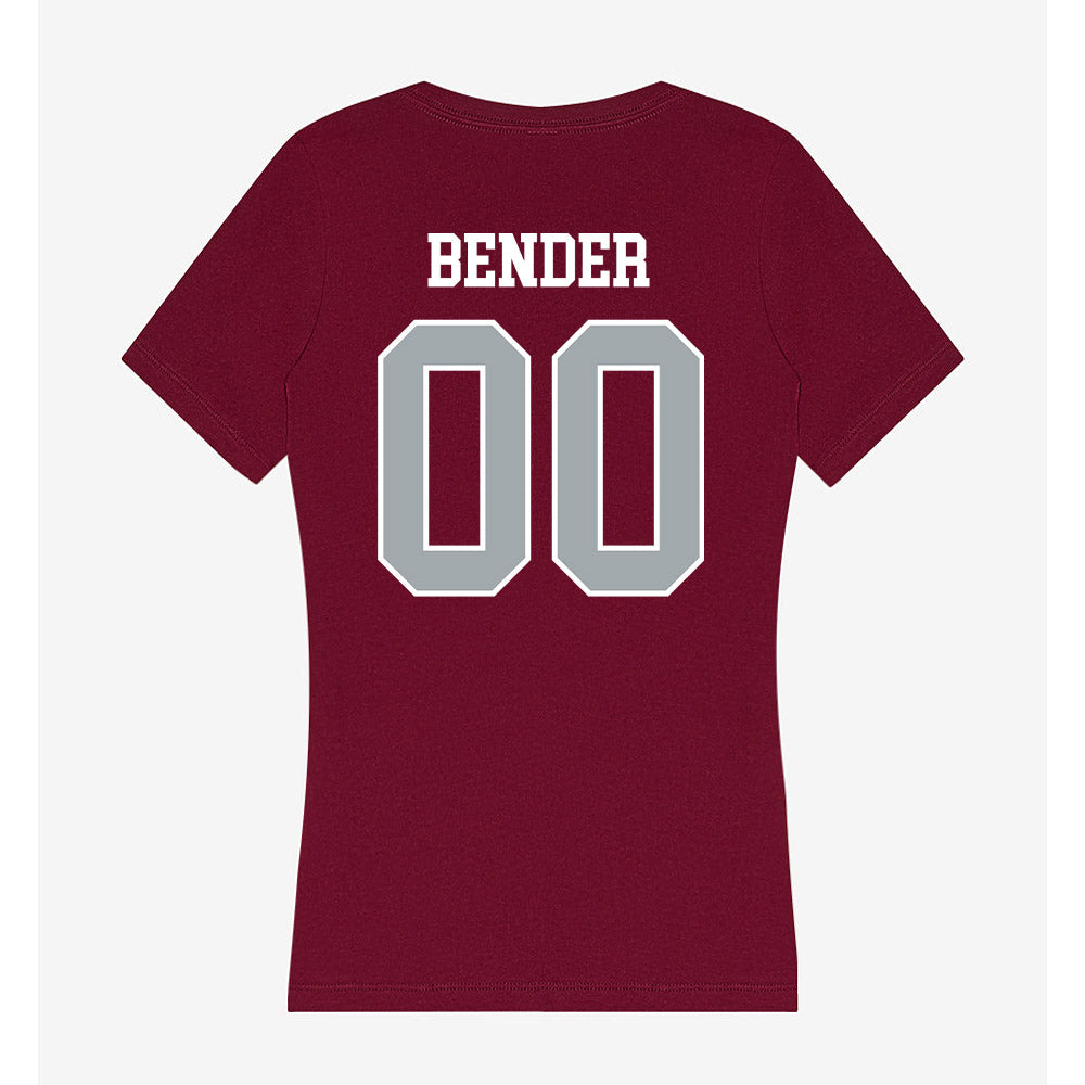 WSU - NCAA Football : Oliver Bender - Women's V-Neck T-Shirt-1