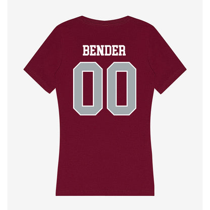 WSU - NCAA Football : Oliver Bender - Women's V-Neck T-Shirt-1