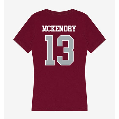 WSU - NCAA Football : Ryan McKendry - Women's V-Neck T-Shirt-1