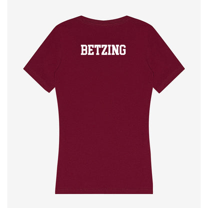WSU - NCAA Cheerleading : Blake Betzing - Women's V-Neck T-Shirt-1