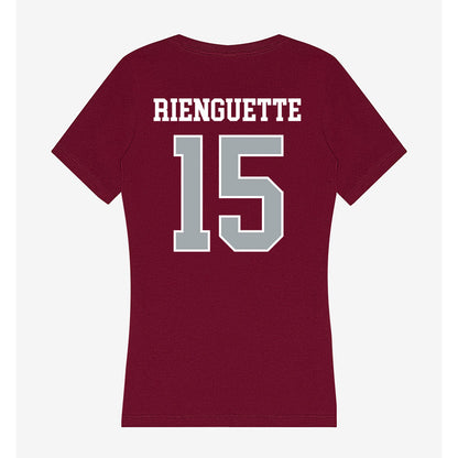 WSU - NCAA Baseball : Scott Rienguette - Women's V-Neck T-Shirt-1