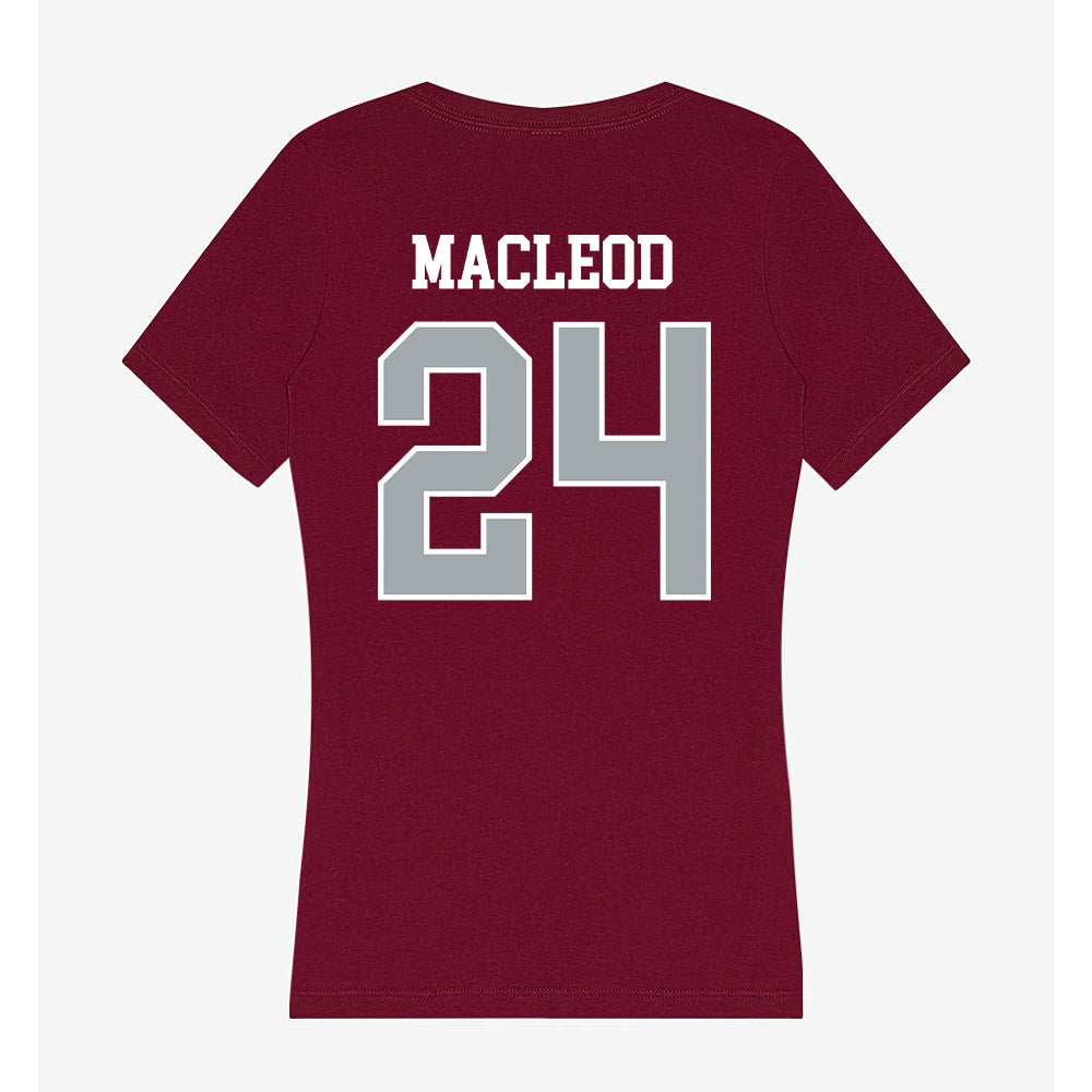 WSU - NCAA Baseball : Cameron Macleod - Women's V-Neck T-Shirt-1