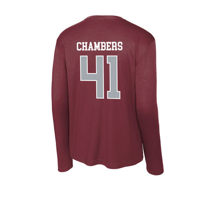 WSU - NCAA Baseball : Bryce Chambers - Activewear Long Sleeve T-Shirt-1