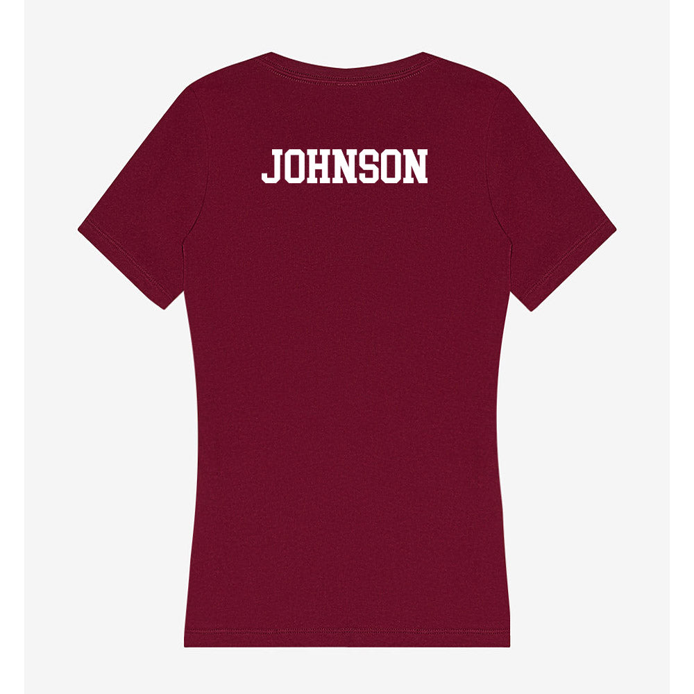 WSU - NCAA Dance Team : Zahra Johnson - Women's V-Neck T-Shirt-1
