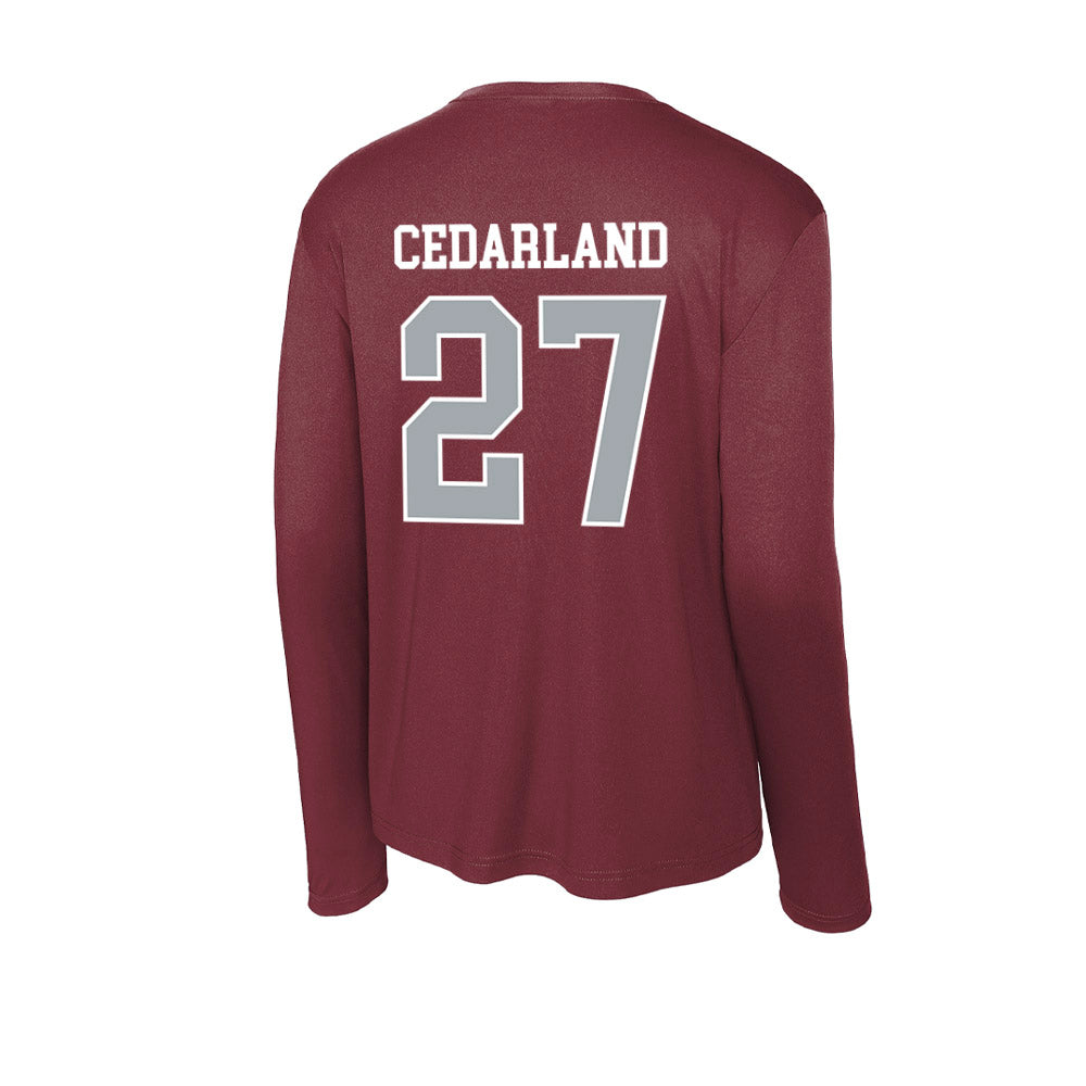 WSU - NCAA Football : Hudson Cedarland - Activewear Long Sleeve T-Shirt-1