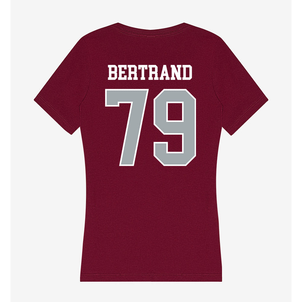 WSU - NCAA Football : Turner Bertrand - Women's V-Neck T-Shirt-1