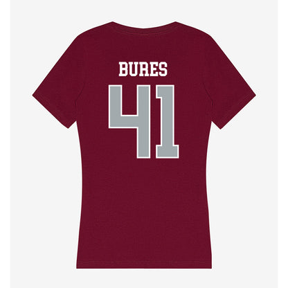 WSU - NCAA Football : Sean Bures - Women's V-Neck T-Shirt-1