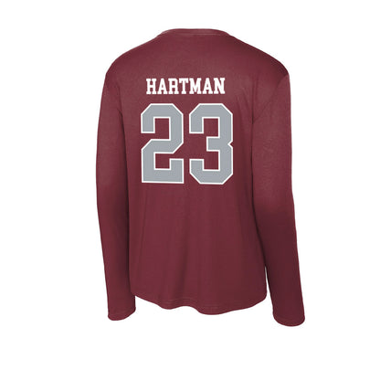 WSU - NCAA Baseball : Max Hartman - Activewear Long Sleeve T-Shirt-1