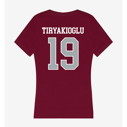 WSU - NCAA Football : Jake Tiryakioglu - Women's V-Neck T-Shirt-1