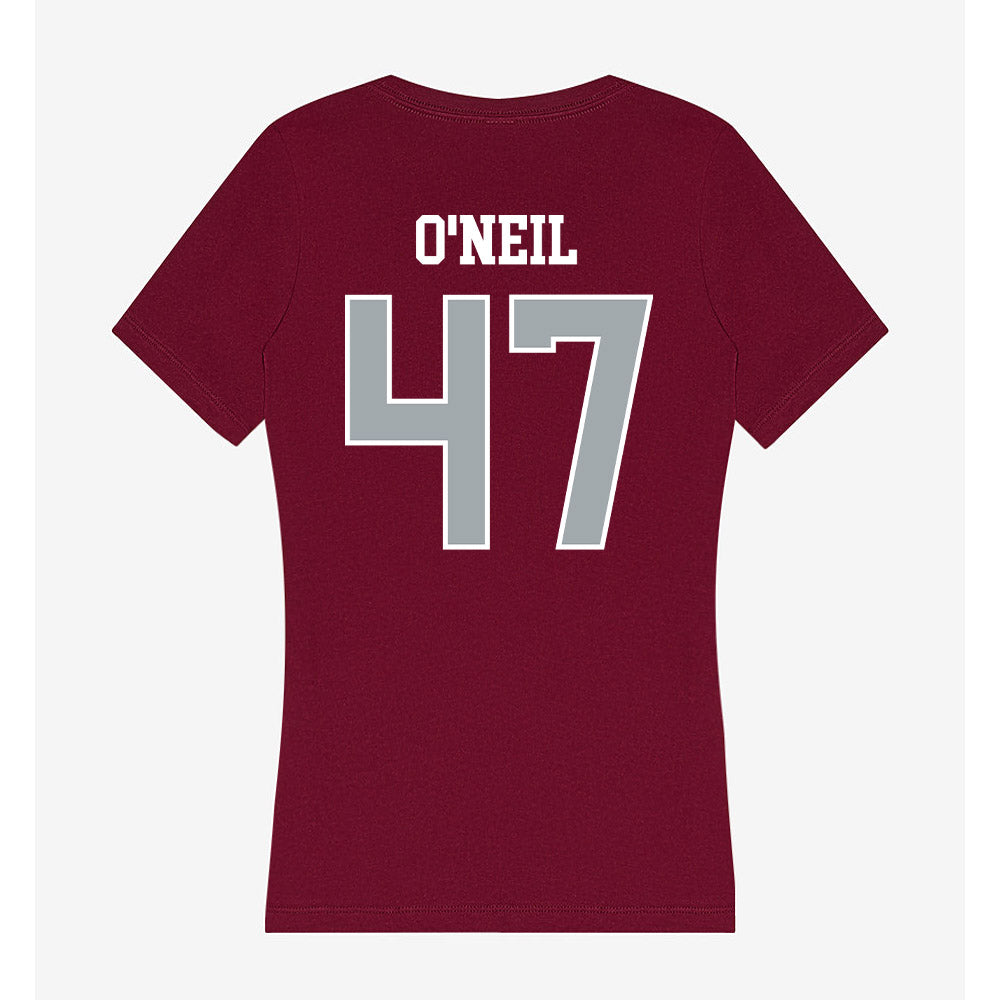 WSU - NCAA Baseball : Dillon O'Neil - Women's V-Neck T-Shirt-1