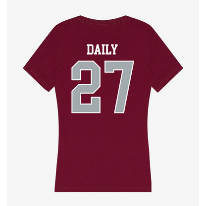 WSU - NCAA Baseball : Lleyton Daily - Women's V-Neck T-Shirt-1