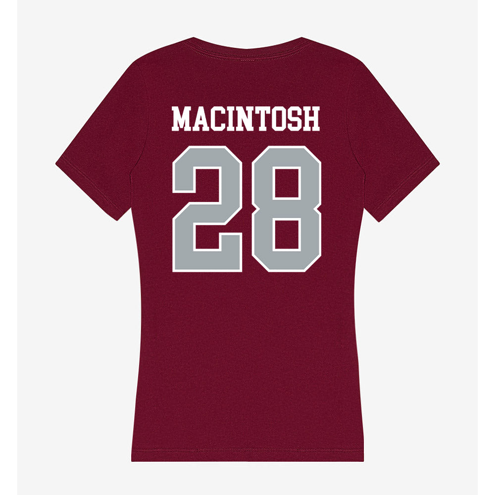 WSU - NCAA Baseball : Jack MacIntosh - Women's V-Neck T-Shirt-1