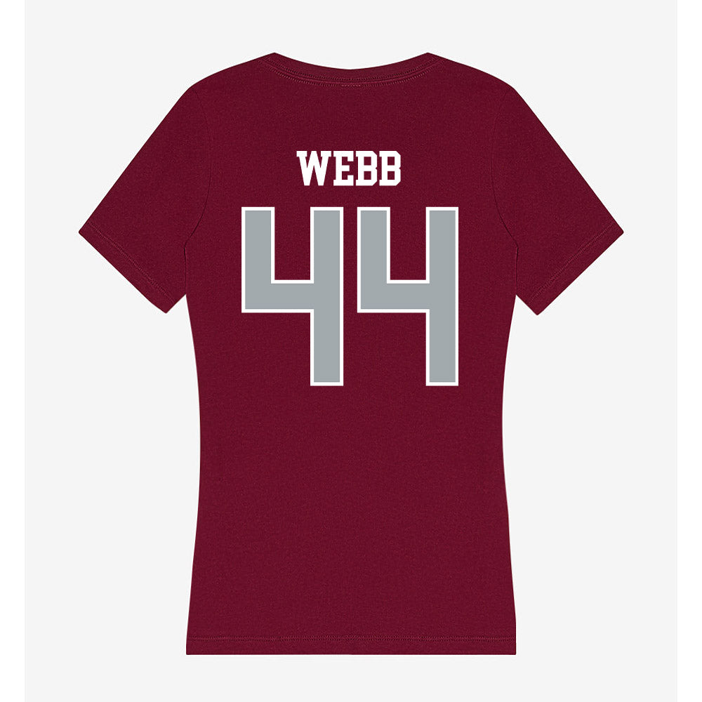 WSU - NCAA Football : Luke Webb - Women's V-Neck T-Shirt-1