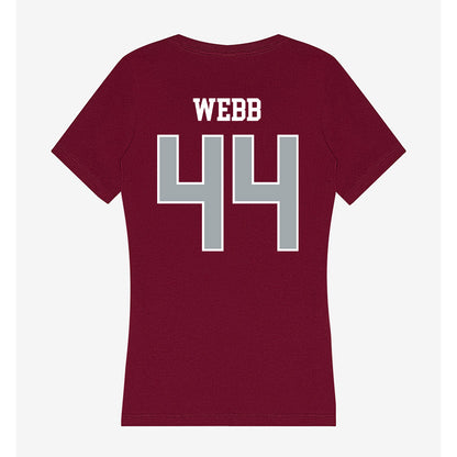 WSU - NCAA Football : Luke Webb - Women's V-Neck T-Shirt-1