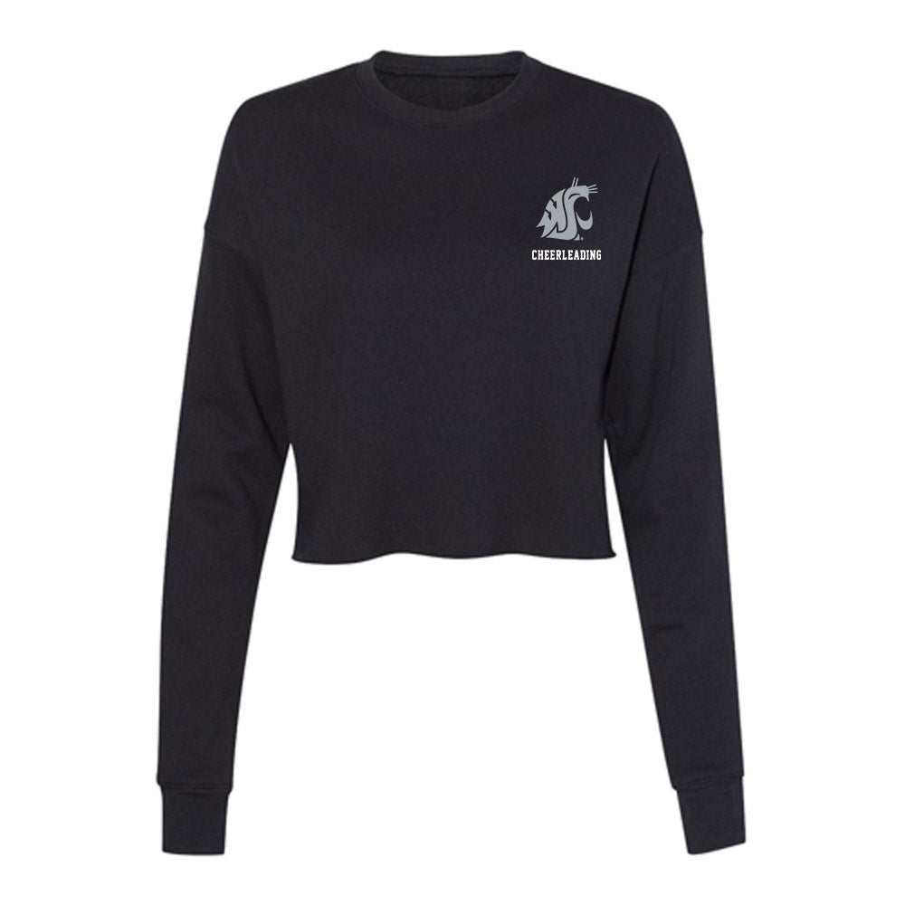 WSU - NCAA Cheerleading : Michael Park - Women's Cropped Crew Fleece-0