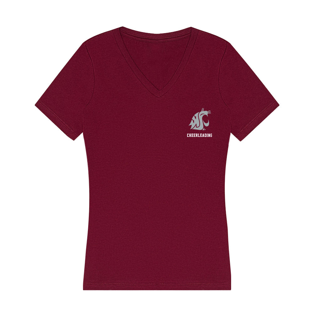 WSU - NCAA Cheerleading : Emerson Walker - Women's V-Neck T-Shirt-0