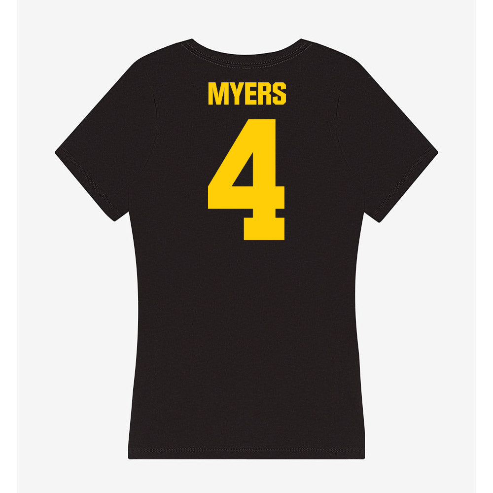 Iowa - NCAA Softball : Mariah Myers - Women's V-Neck T-Shirt-1