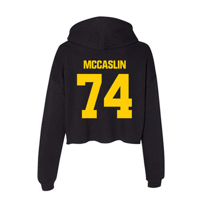 Iowa - NCAA Football : Bodey McCaslin - Women's Crop Fleece Hoodie-1