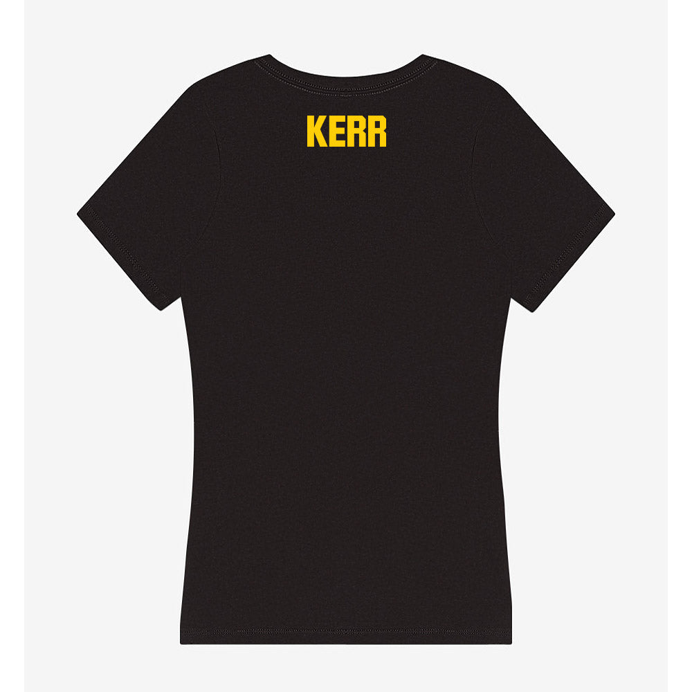 Iowa - NCAA Women's Swimming & Diving : Jenna Kerr - Women's V-Neck T-Shirt-1