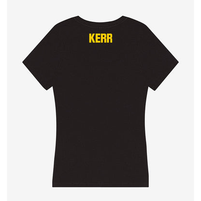 Iowa - NCAA Women's Swimming & Diving : Jenna Kerr - Women's V-Neck T-Shirt-1
