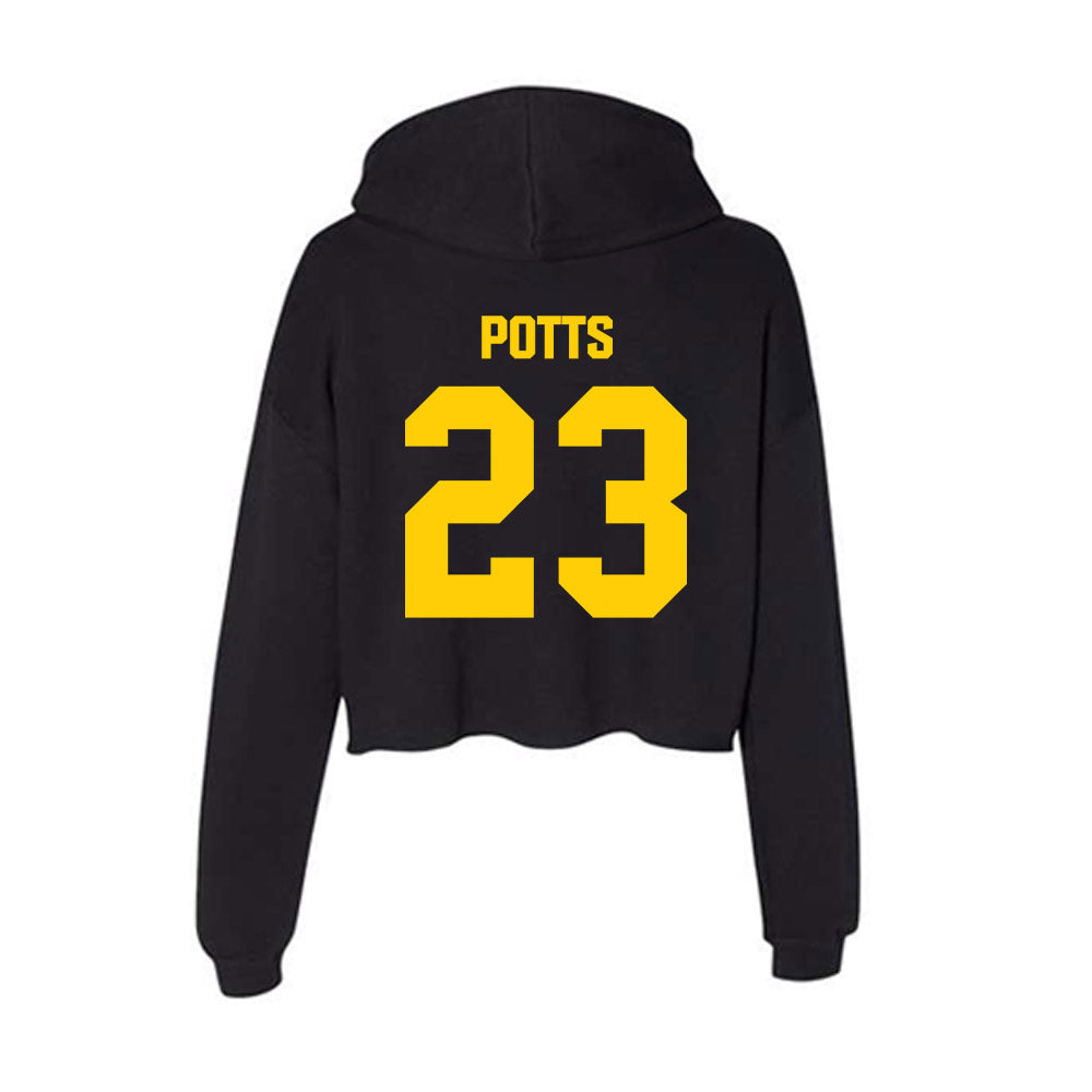 Iowa - NCAA Softball : Carly Potts - Women's Crop Fleece Hoodie-1