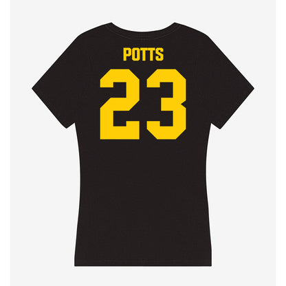 Iowa - NCAA Softball : Carly Potts - Women's V-Neck T-Shirt-1