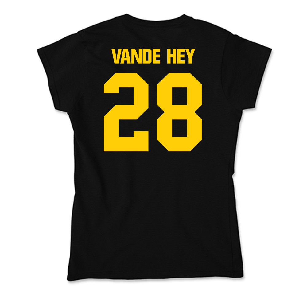 Iowa - NCAA Baseball : Trevor Vande Hey - Soft Style Women’s T-Shirt-1