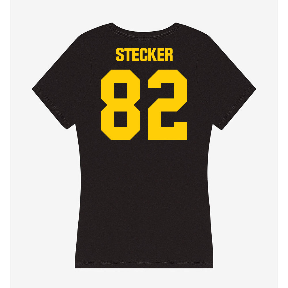 Iowa - NCAA Football : Dylan Stecker - Women's V-Neck T-Shirt-1