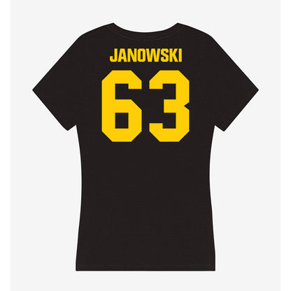 Iowa - NCAA Football : Josh Janowski - Women's V-Neck T-Shirt-1